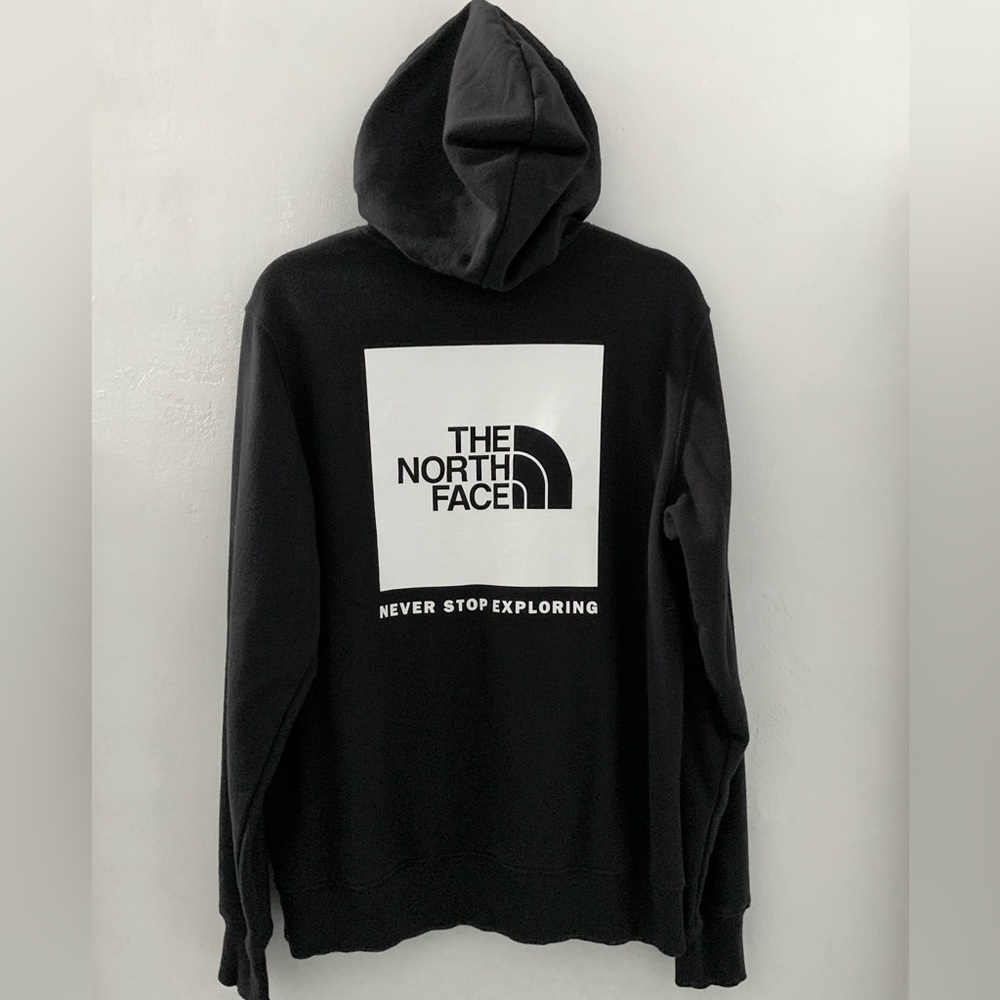 The North Face Box NSE Pullover Hoodie TNF Black/TNF White Sz M. NWT - Picture 5 of 12